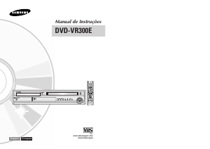 Manual Samsung DVD-VR300E Leitor de DVD