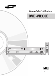 Mode d’emploi Samsung DVD-VR300E Lecteur DVD