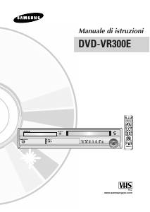 Manuale Samsung DVD-VR300E Lettore DVD