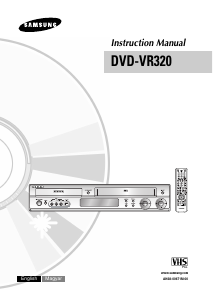 Manual Samsung DVD-VR320 DVD Player