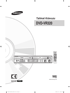 Kullanım kılavuzu Samsung DVD-VR320 DVD oynatıcısı