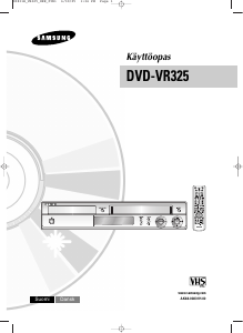Käyttöohje Samsung DVD-VR325 DVD-soitin