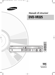 Manuale Samsung DVD-VR325 Lettore DVD