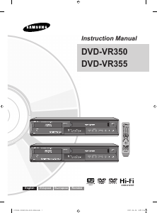 Εγχειρίδιο Samsung DVD-VR355 Συσκευή αναπαρωγής DVD