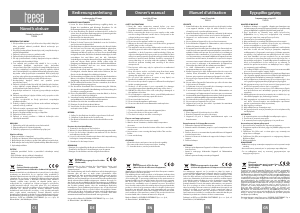 Instrukcja Teesa TSA0164 Szkodników odstraszacz