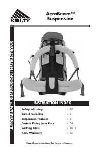 Manual Kelty AeroBeam Suspension Backpack