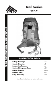 Handleiding Kelty Lynx Rugtas