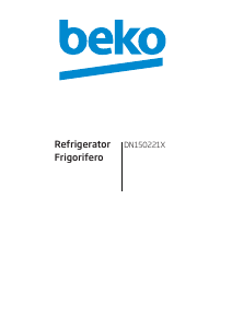 Manuale BEKO DN150221X Frigorifero-congelatore