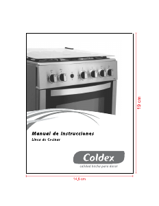 Manual de uso Coldex FP107I14SC Cocina