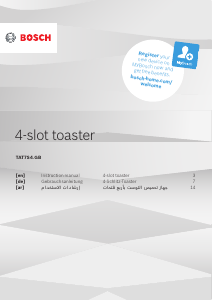 Bedienungsanleitung Bosch TAT7S44GB Toaster