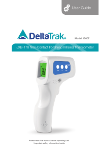 Manual DeltaTrak JXB-178 Thermometer