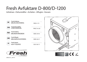 Brugsanvisning Fresh D-1200 Affugter