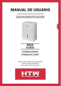 Manual HTW X12R29 Dehumidifier