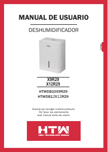 Manual HTW X9R29 Dehumidifier