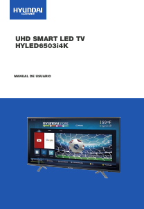 Manual de uso Hyundai HYLED6503i4K Televisor de LED