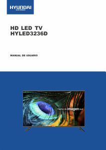 Manual de uso Hyundai HYLED3236D Televisor de LED