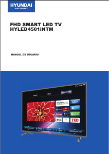 Manual de uso Hyundai HYLED4501iNTM Televisor de LED