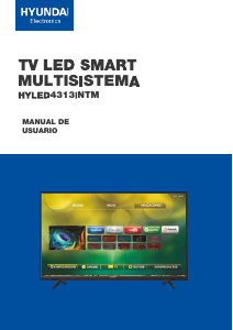 Manual de uso Hyundai HYLED4313iNTM Televisor de LED