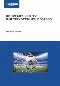 Manual de uso Hyundai HYLED3238D Televisor de LED