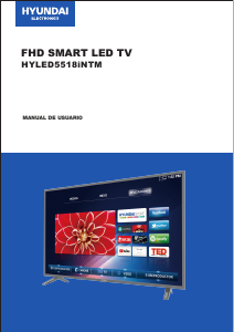 Manual de uso Hyundai HYLED5518iNTM Televisor de LED