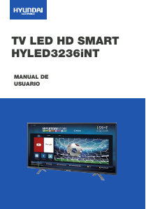 Manual de uso Hyundai HYLED3236iNT Televisor de LED