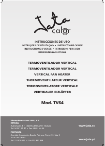 Manual de uso Jata TV64 Calefactor