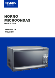 Manual de uso Hyundai HYMW710 Microondas