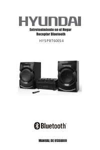 Manual de uso Hyundai HYSPBT600S4 Set de estéreo