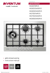 Manual Inventum IKG6010RVS Hob