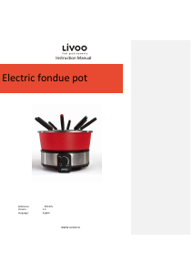 Manual Livoo DOC225 Fondue
