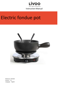 Manual Livoo DOC262 Fondue