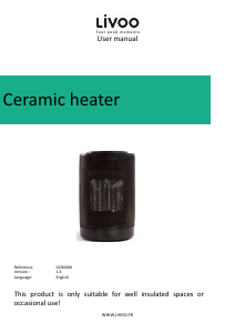 Manual Livoo DOM400 Heater