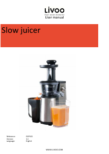 Manual Livoo DOP102 Juicer