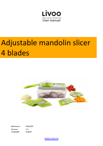 Handleiding Livoo MEN259 Mandoline