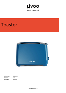 Manual Livoo DOD162B Toaster