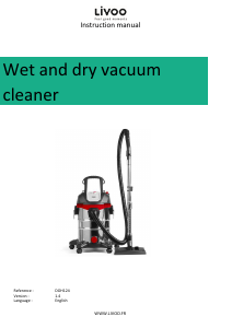 Manual Livoo DOH124 Vacuum Cleaner