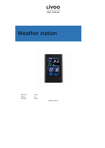 Manual Livoo SL250 Weather Station