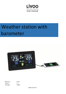 Manual Livoo SL253 Weather Station