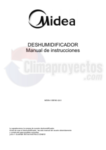 Manual de uso Midea MDDN-10DEN3-QA3 Deshumidificador