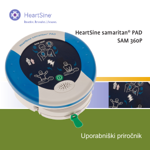 Priročnik HeartSine samaritan PAD 360P Defibrilator