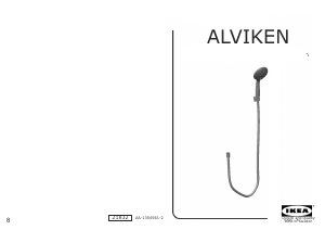 Manuale IKEA ALVIKEN Soffione doccia