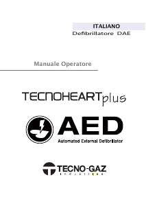 Manuale Tecno-Gaz TecnoHeart Plus Defibrillatore