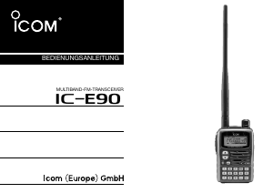 Bedienungsanleitung Icom IC-E90 Transceiver