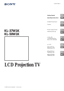 Instrukcja Sony KL-37W1K Telewizor