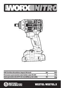 Manual Worx WX272L.9 Impact Wrench