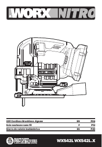 Handleiding Worx WX542L Decoupeerzaag