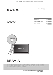 说明书 索尼 Bravia KDL-40NX650 液晶电视