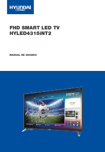 Manual de uso Hyundai HYLED4315iNT2 Televisor de LED