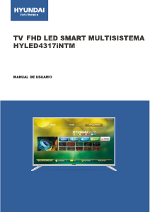 Manual de uso Hyundai HYLED4317iNTM Televisor de LED