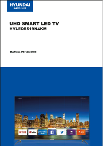 Manual de uso Hyundai HYLED5519N4KM Televisor de LED